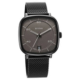 Titan Neo Curve Men's Watch Analog Anthracite Dial With Black Stainless Steel Band, 1885NM01